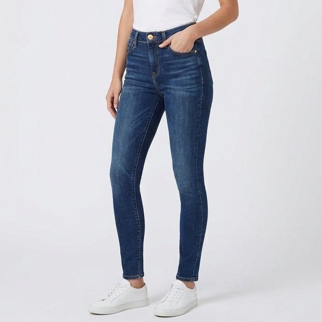 Joe's Flawless The Icon Mid Rise Skinny Ankle Jeans Womens 25 Blue Denim Stretch