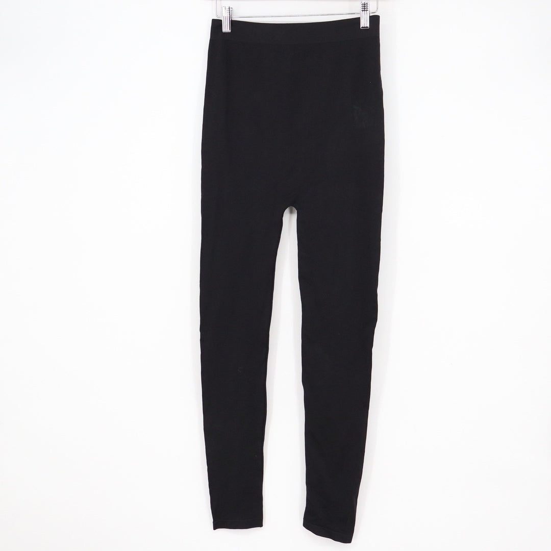 Feathers Maternity Black Full Length High Stretch Leggings OS One Size