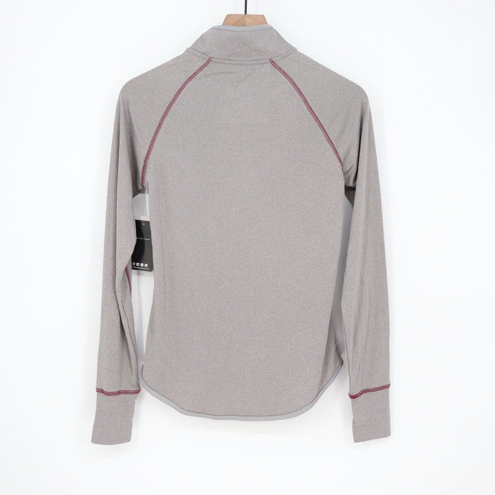 Colosseum UMass Minutemen Womens Gray VP Stingray 1/4 Zip Pullover S