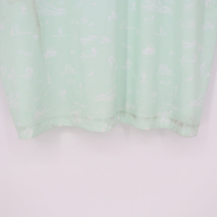 Bad Birdie Southwest Loop Golf Polo Mint Green Graphic Print Mens 2XL