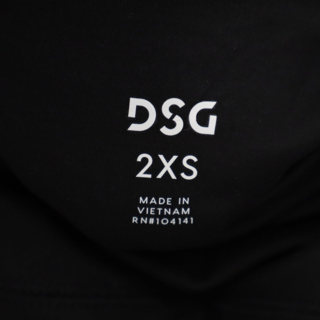 DSG Womens Momentum Capri Leggings Pure Black Size 2XS