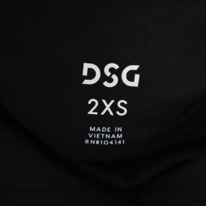 DSG Womens Momentum Capri Leggings Pure Black Size 2XS