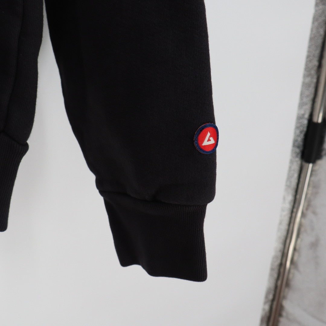 American Giant Sweatshirt Mens Small Black Crew Neck Cotton Long Sleeve Ribbed