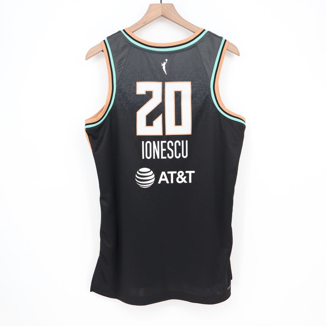 Nike New York Liberty Sabrina Ionescu 20 Explorer Edition Jersey Womens M Black