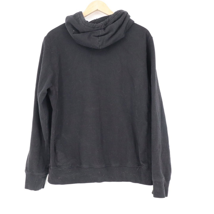 The North Face Hoodie Mens Medium Black Cotton Long Sleeve Kangaroo Pockets