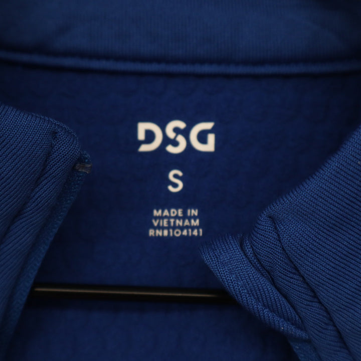 DSG Womens Run Grid 1/4 Zip Pullover Team Royal Blue Size S
