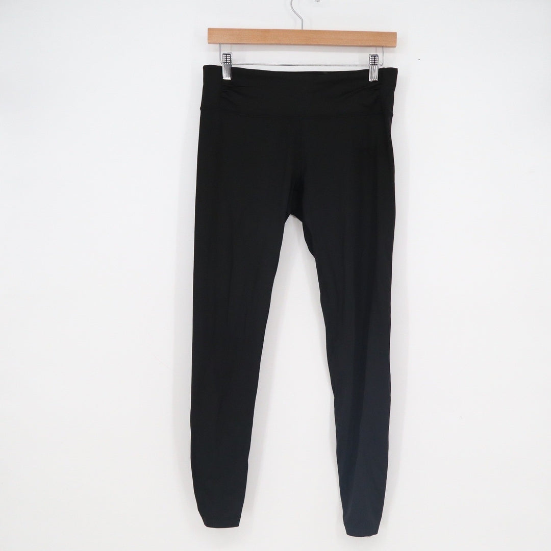 Calvin Klein Performance Womens Quick Dry Ruched Ankle Leggings Black Size M