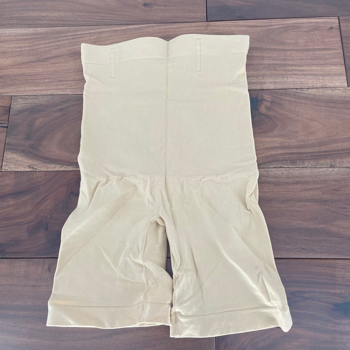 Shapermint Essentials High Waist Tummy Control Shaping Shorts Beige