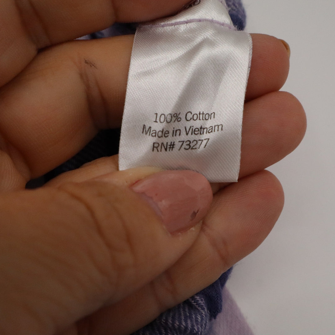 Sonoma Goods For Life Purple Buffalo Check Cotton Flannel Pajama Pants Large