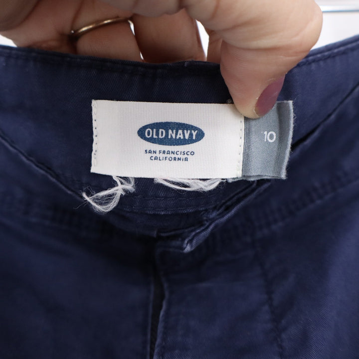 Old Navy Mens Navy Blue Stretch Cotton Chino Shorts Size 10