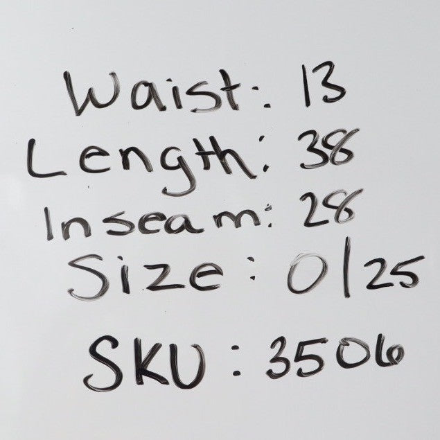 GOOD AMERICAN Good Waist High Rise Skinny Jeans Distressed Raw Hem Size 0 25