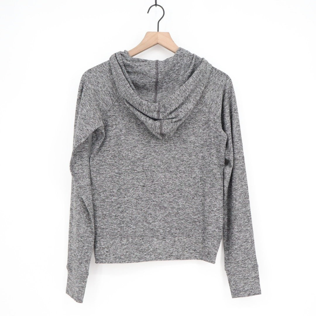 Outdoor Voices Cloudknit Hoodie Women's Small Heather Gray Space Dye Stretch