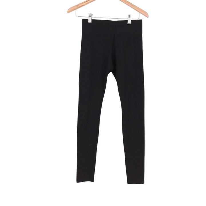HUE Black Basic Leggings XS