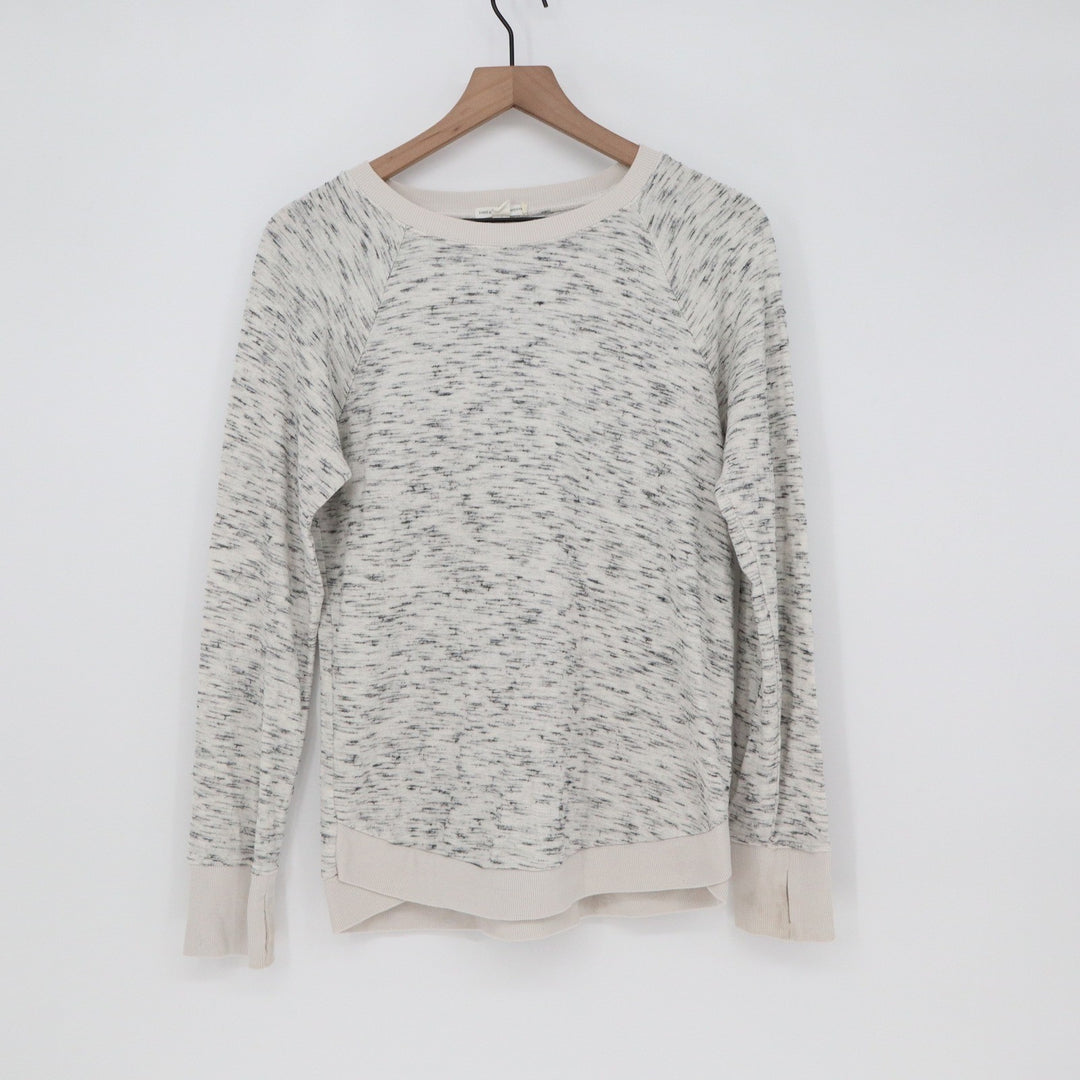 Threads 4 Thought Sweatshirt Women's S Cream Space Dye Raglan Excellent