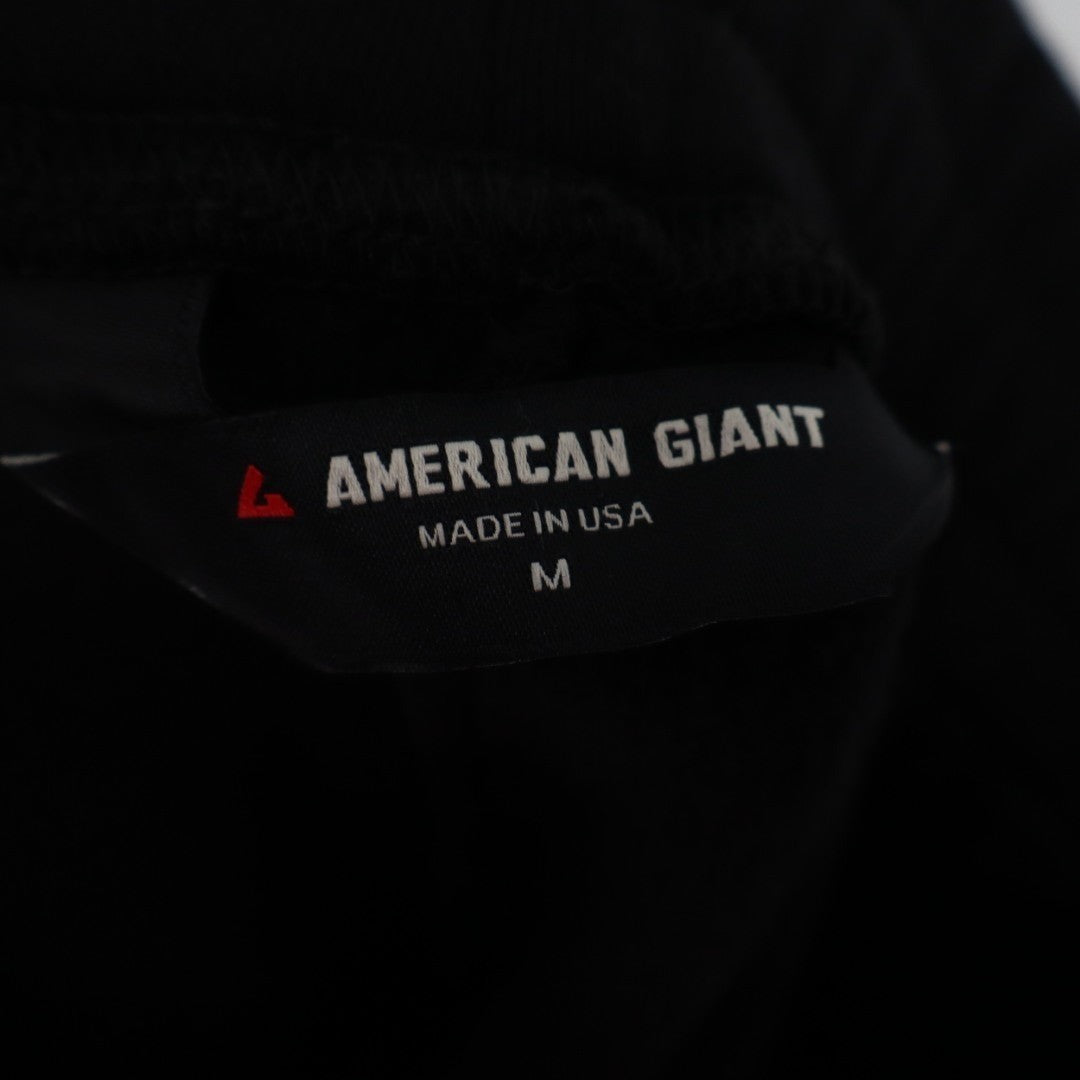 American Giant Classic Sweatpants Mens Medium Black Cotton Tapered Leg Jogger