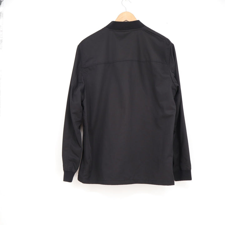 Kenneth Cole New York Mens Black Quarter Zip Pullover Jacket Side Zip Size M