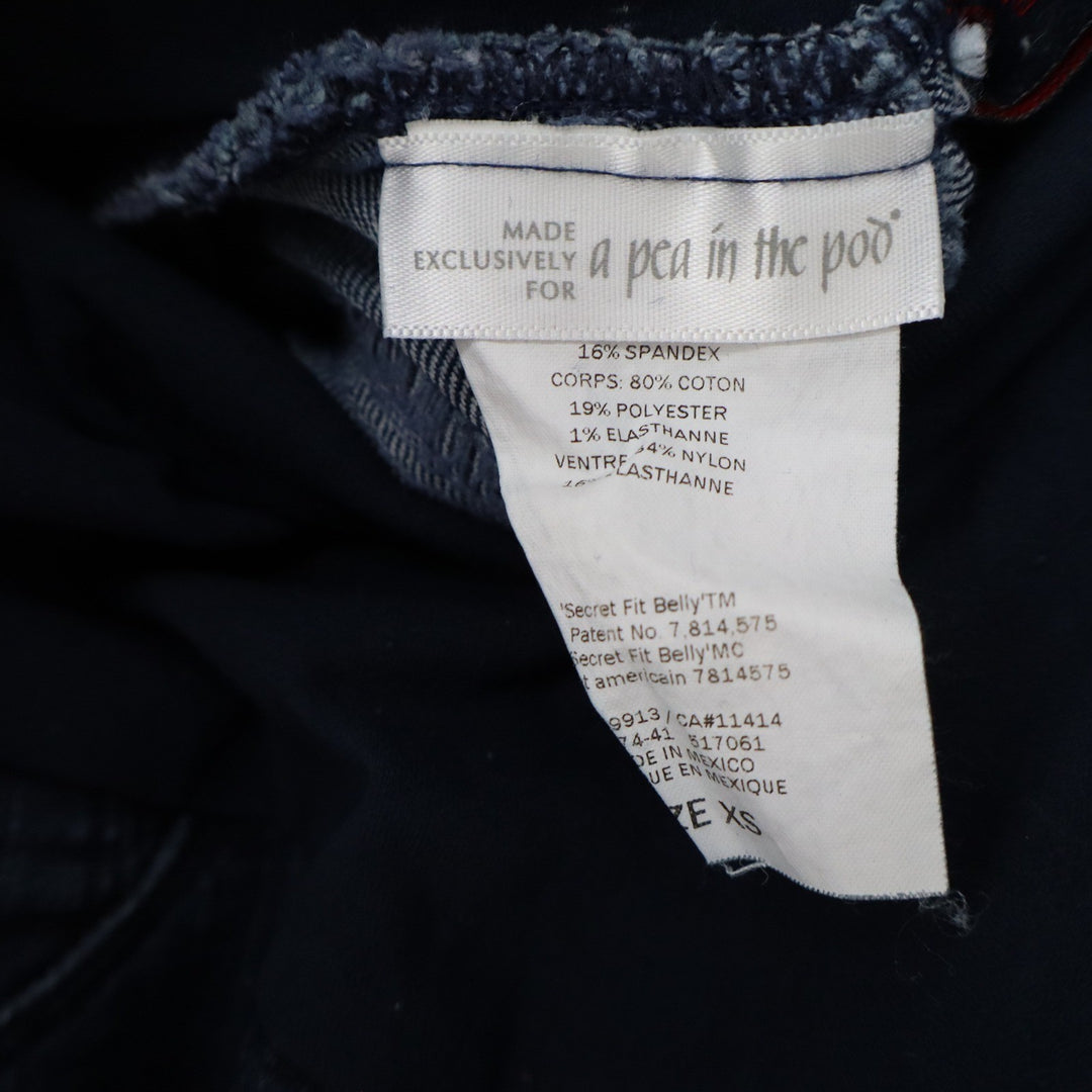 A Pea in the Pod SOLD Design Lab Dark Wash Skinny Maternity Jeans XS Full Panel