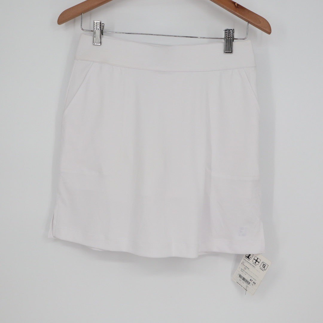 FootJoy FJ Womens Golf Skirt White 4 Way Stretch Moisture Wicking Size S