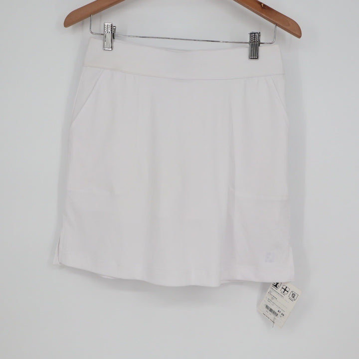 FootJoy FJ Womens Golf Skirt White 4 Way Stretch Moisture Wicking Size S