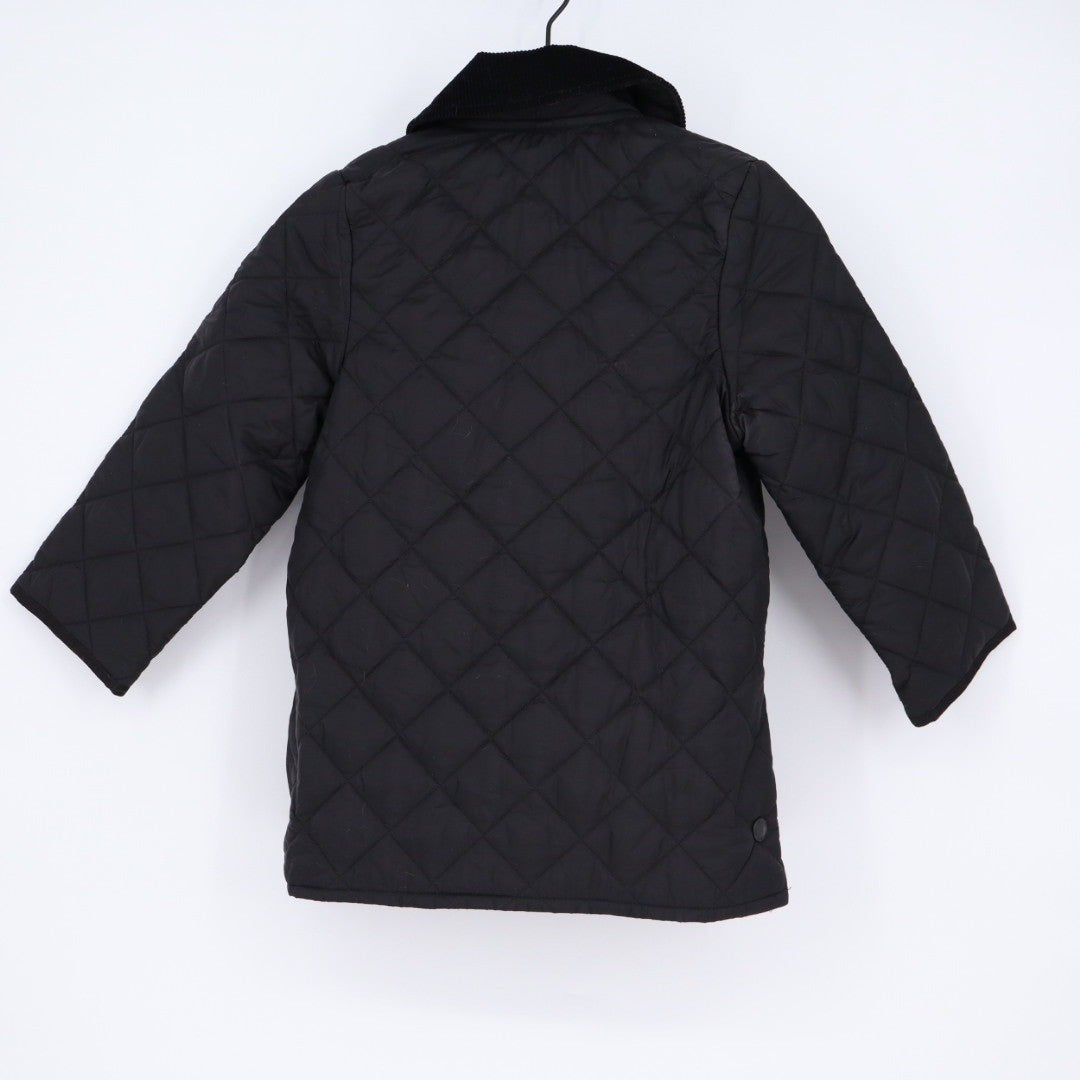 Barbour Children Liddesdale Quilted Jacket Black Size S