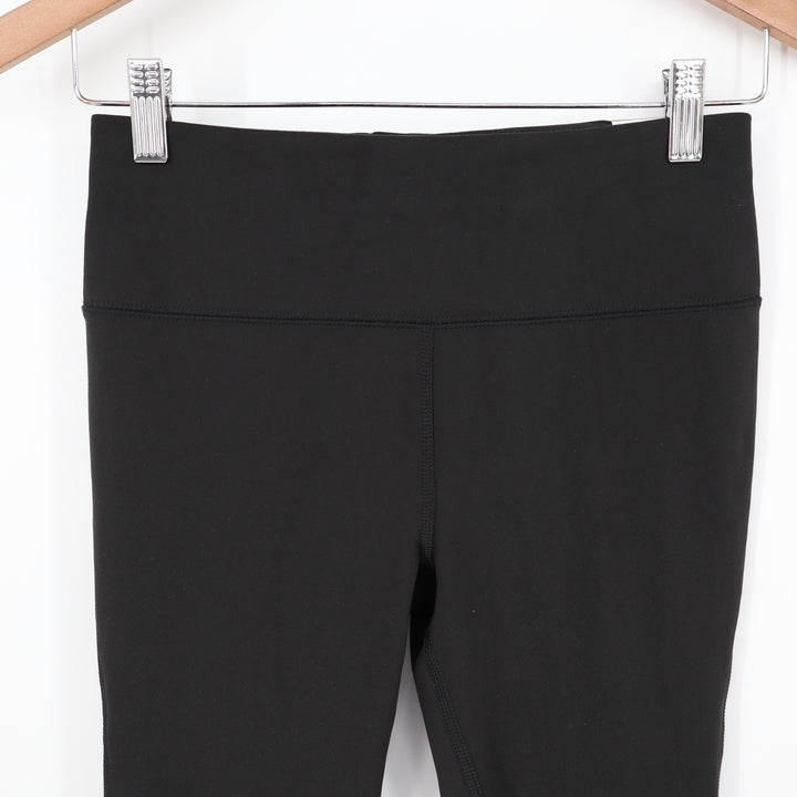 DSG Womens Momentum Capri Leggings Pure Black High Rise Crop Size S