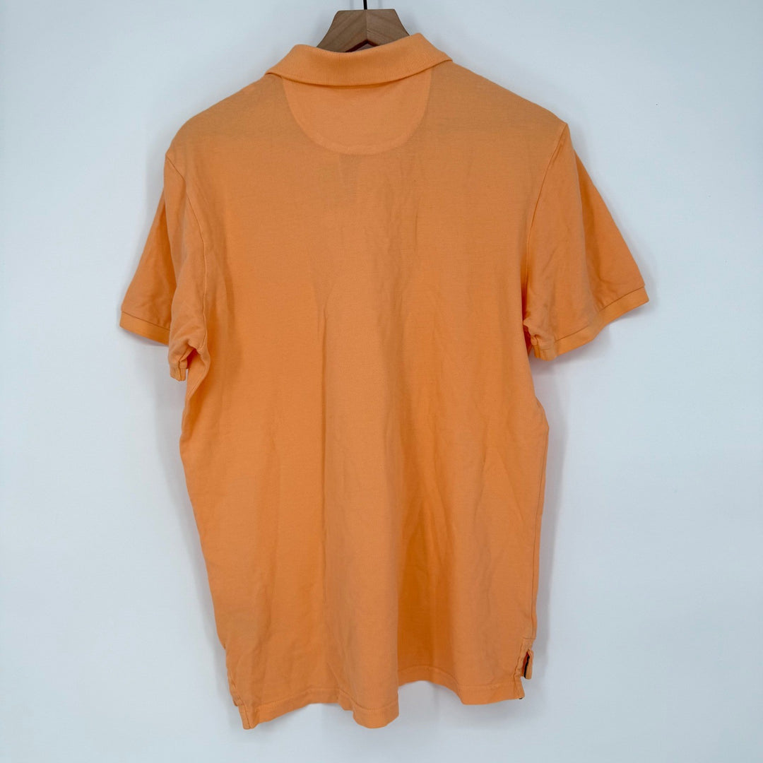 American Eagle Polo Shirt Mens M Orange Short Sleeve Casual Everyday