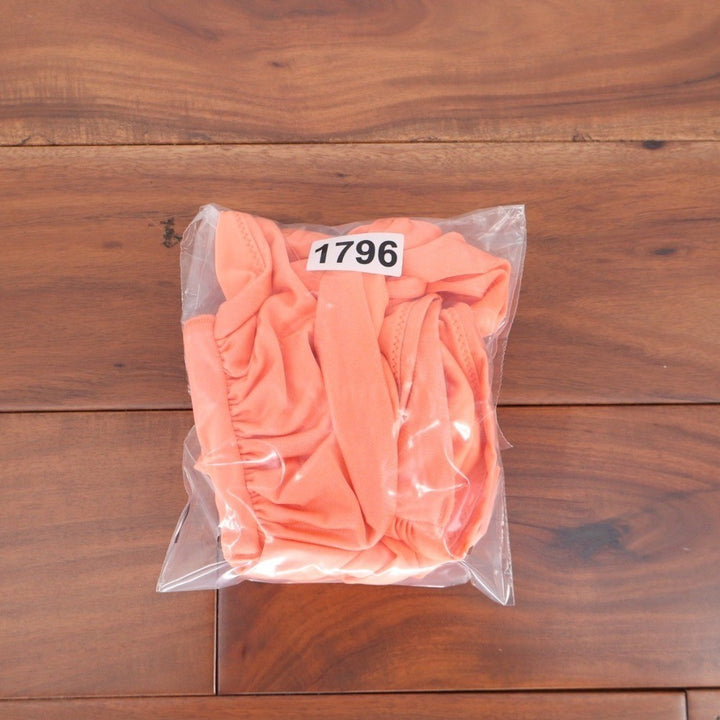 ASOS DESIGN Orange Bandeau Bikini Top Bow Detail Swimwear Size US 2