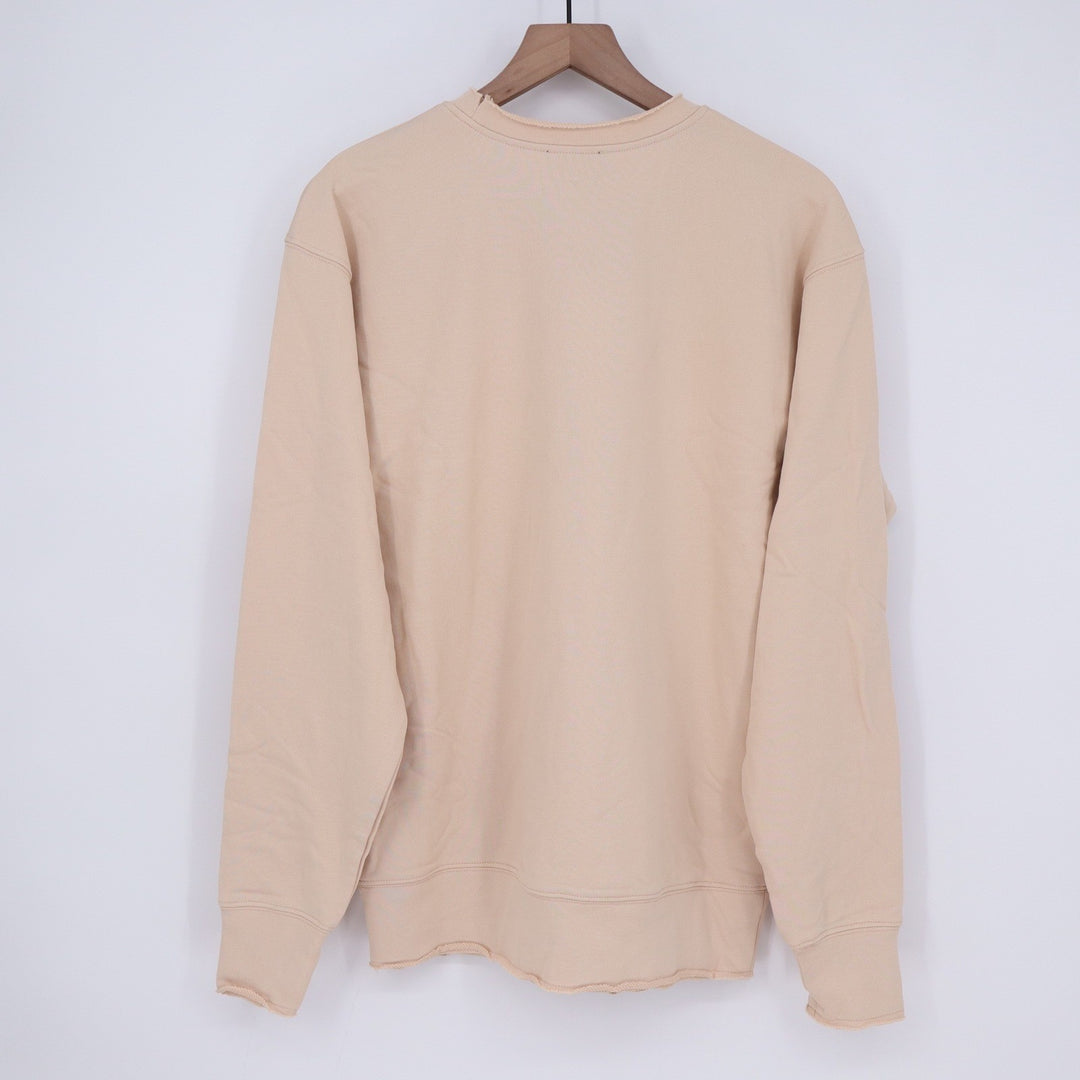 Naked Wardrobe Tan Beige Crewneck Sweatshirt Joggers Lounge Set M