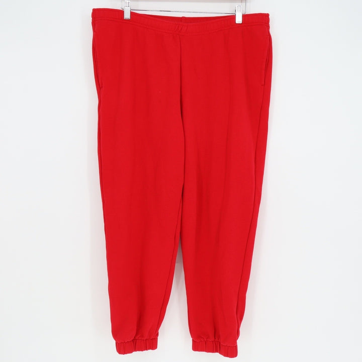 Universal Thread Womens XL Red High Rise Jogger Sweatpants Cotton Blend
