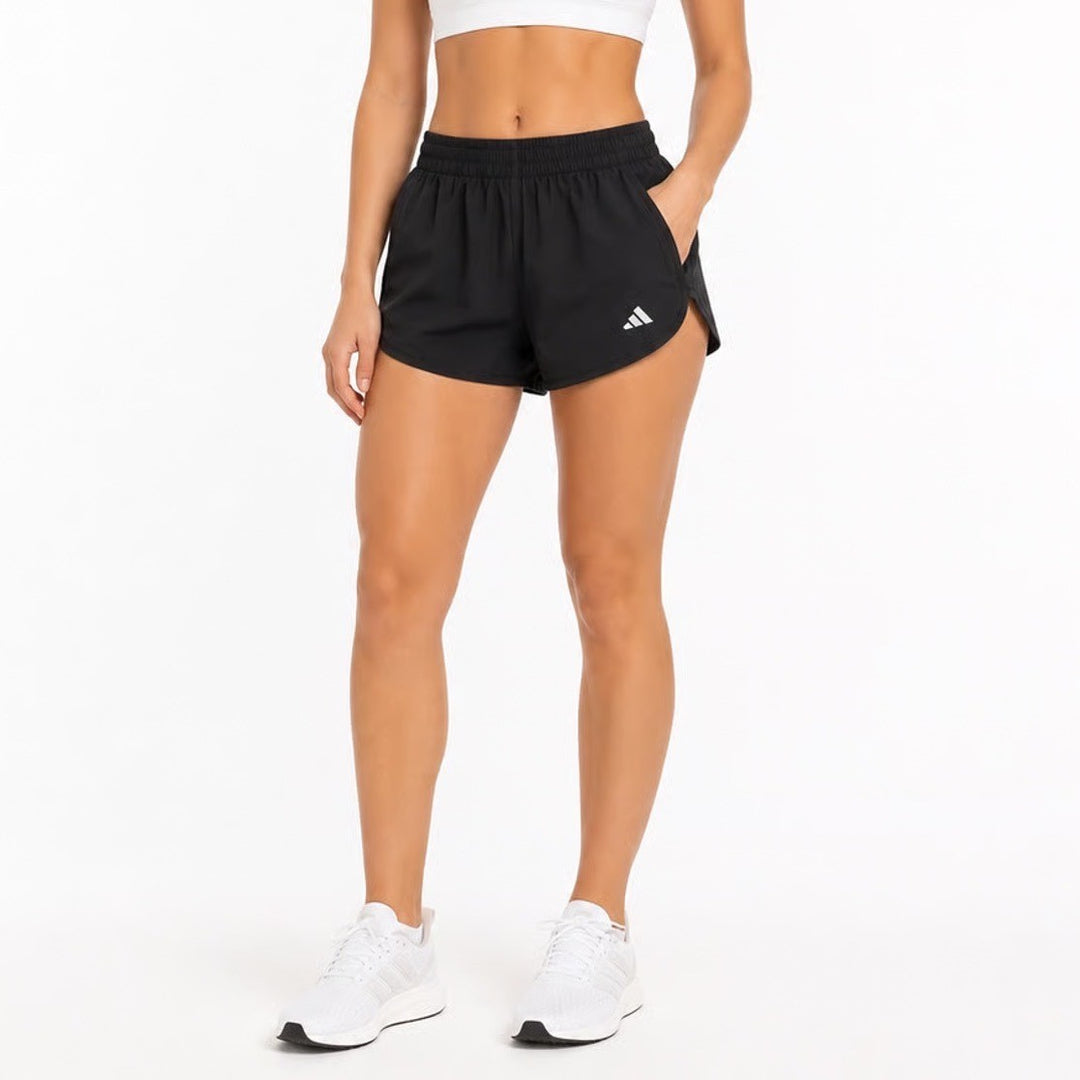 adidas Shorts Womens S AEROREADY 3" Black Running Athletic Excellent