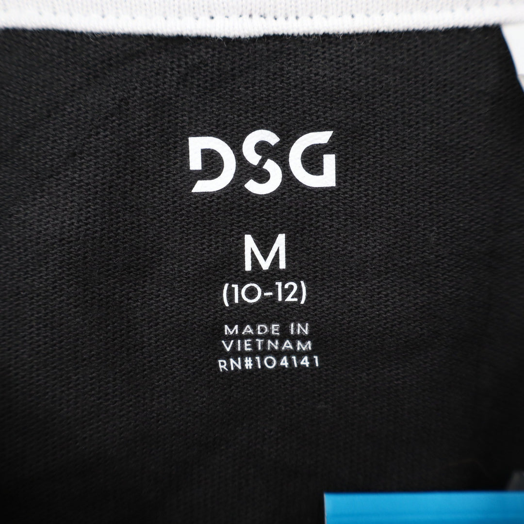 DSG Girls M 10-12 Harlem New York Basketball Cotton Graphic Tee Black