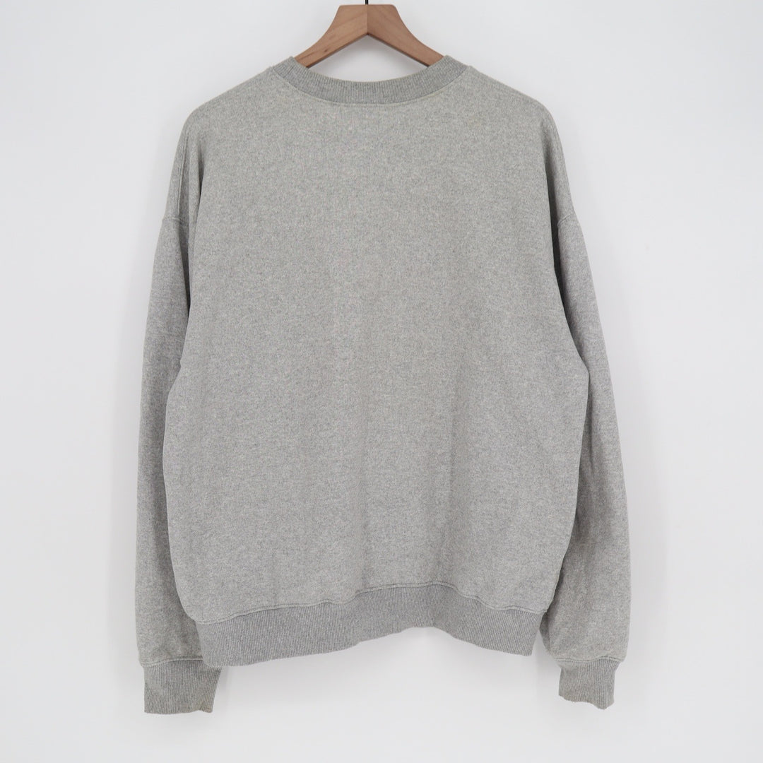Full Tilt Montana Wildlife Graphic Sweatshirt Gray Crewneck Fleece Pullover L/XL
