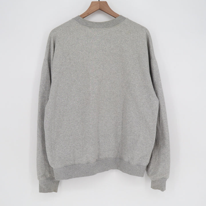 Full Tilt Montana Wildlife Graphic Sweatshirt Gray Crewneck Fleece Pullover L/XL