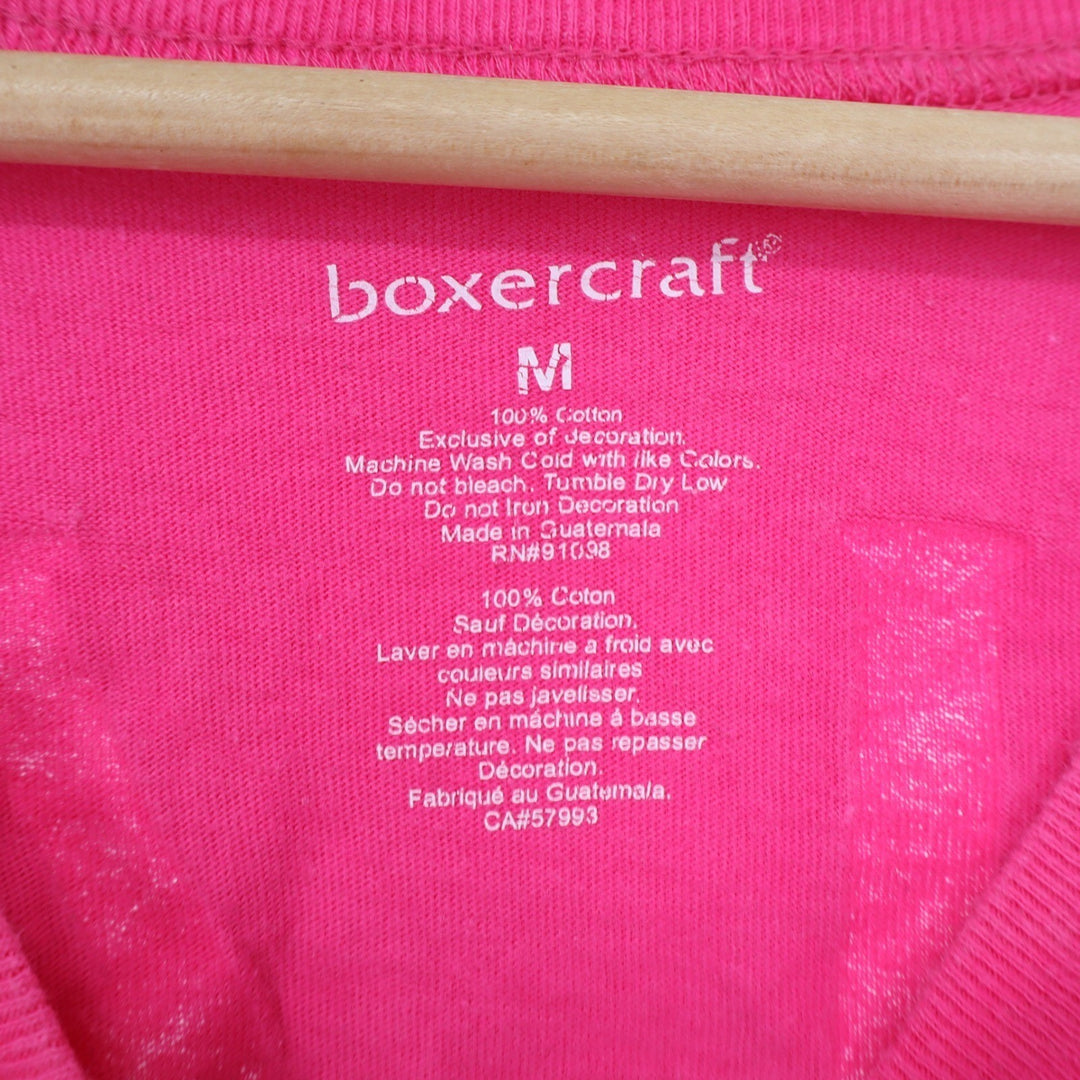 Boxercraft Bellagio Las Vegas Spirit Jersey Pink Long Sleeve Graphic Shirt M