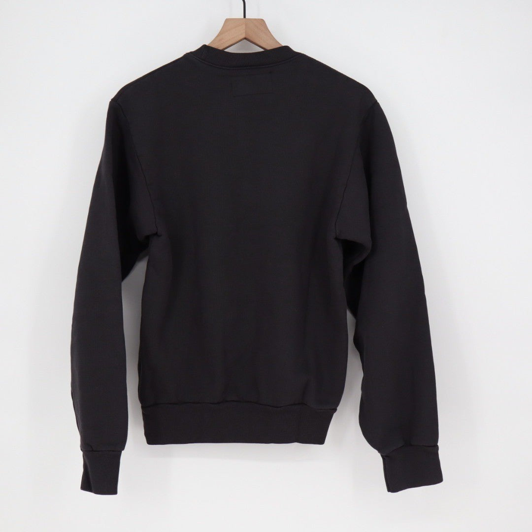 American Giant Black Crewneck Sweatshirt XS Made in USA Cotton Pullover