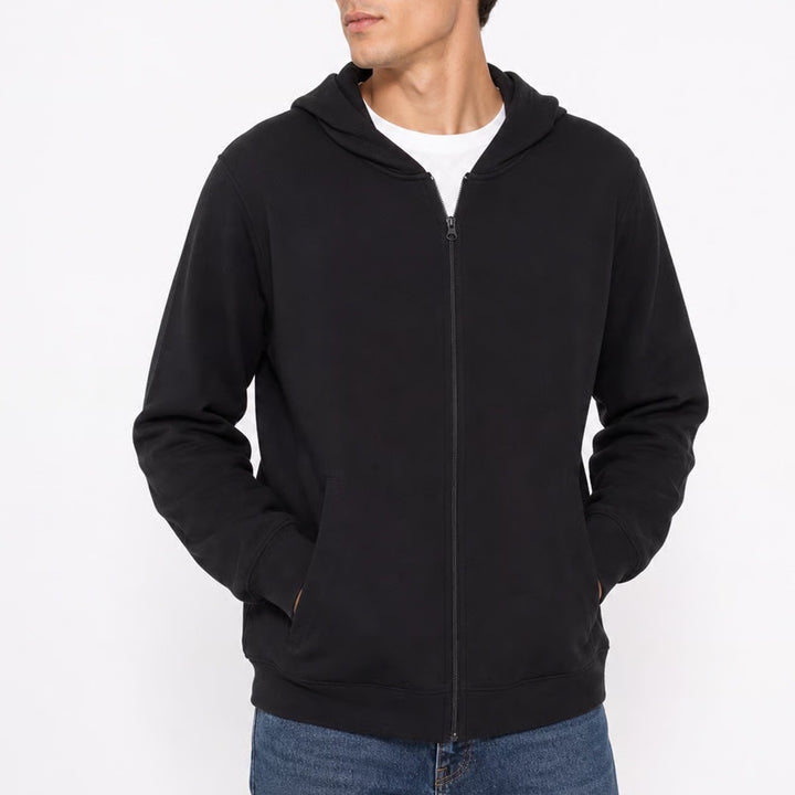 Beverly Hills Polo Club Mens XL Black Full Zip Fleece Hoodie Jacket