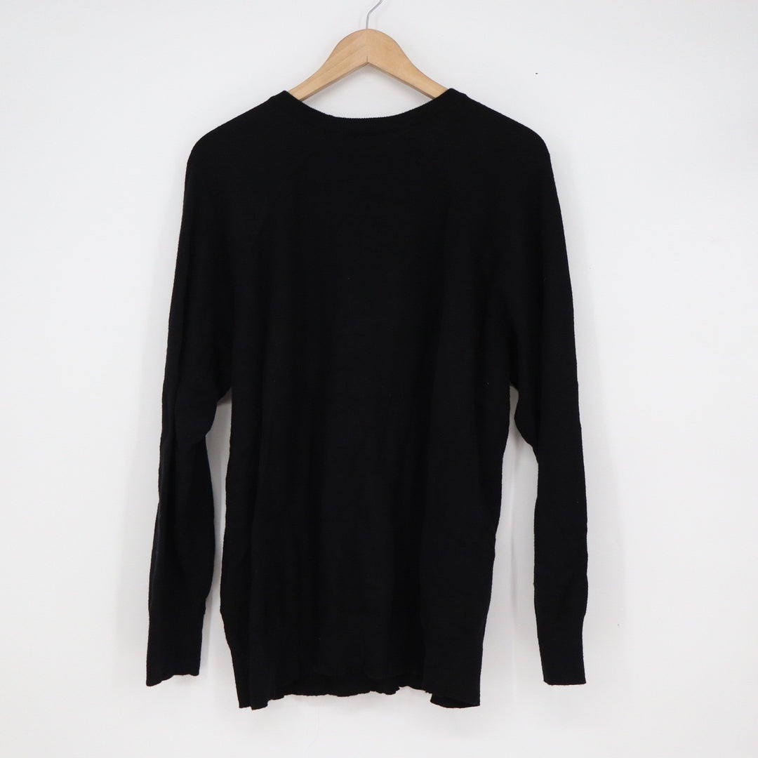 Torrid Black Sequin Sacred Heart Dagger Embroidered Sweater Plus Size 2X