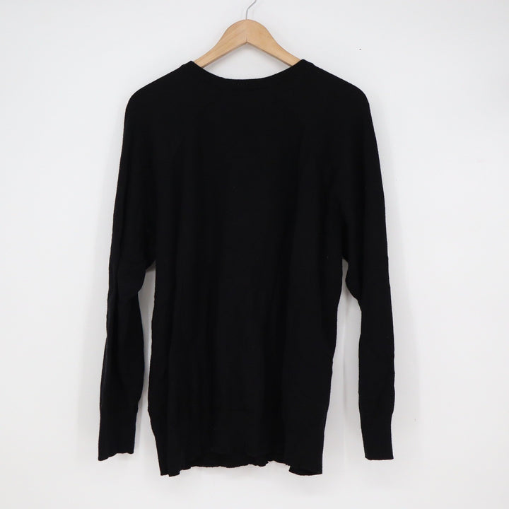 Torrid Black Sequin Sacred Heart Dagger Embroidered Sweater Plus Size 2X