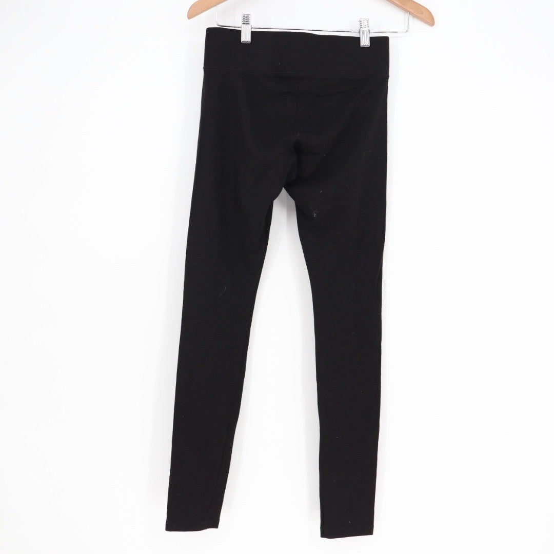 HUE Black Basic Leggings XS