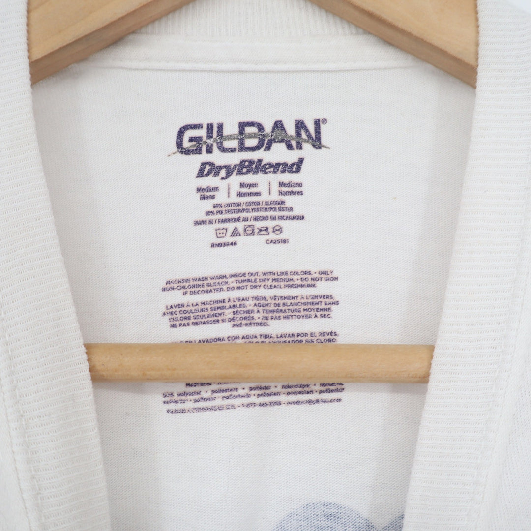Gildan Monmouth University Homecoming Cropped Graphic T-Shirt Mens Medium