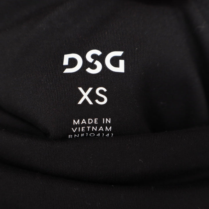 DSG Momentum High Rise Crop Leggings Pure Black Womens XS NWT