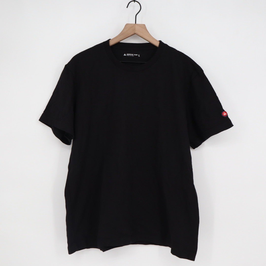 American Giant Classic Crewneck TShirt Black Made in USA Size L