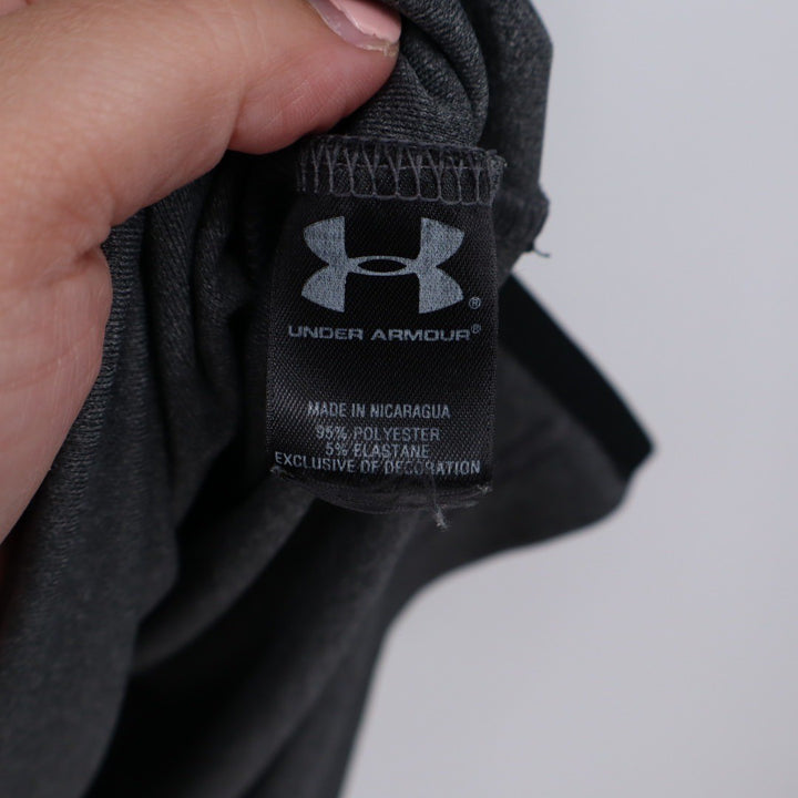 Under Armour Heatgear Polo Shirt Dark Gray Loose Fit XL Short Sleeve Golf