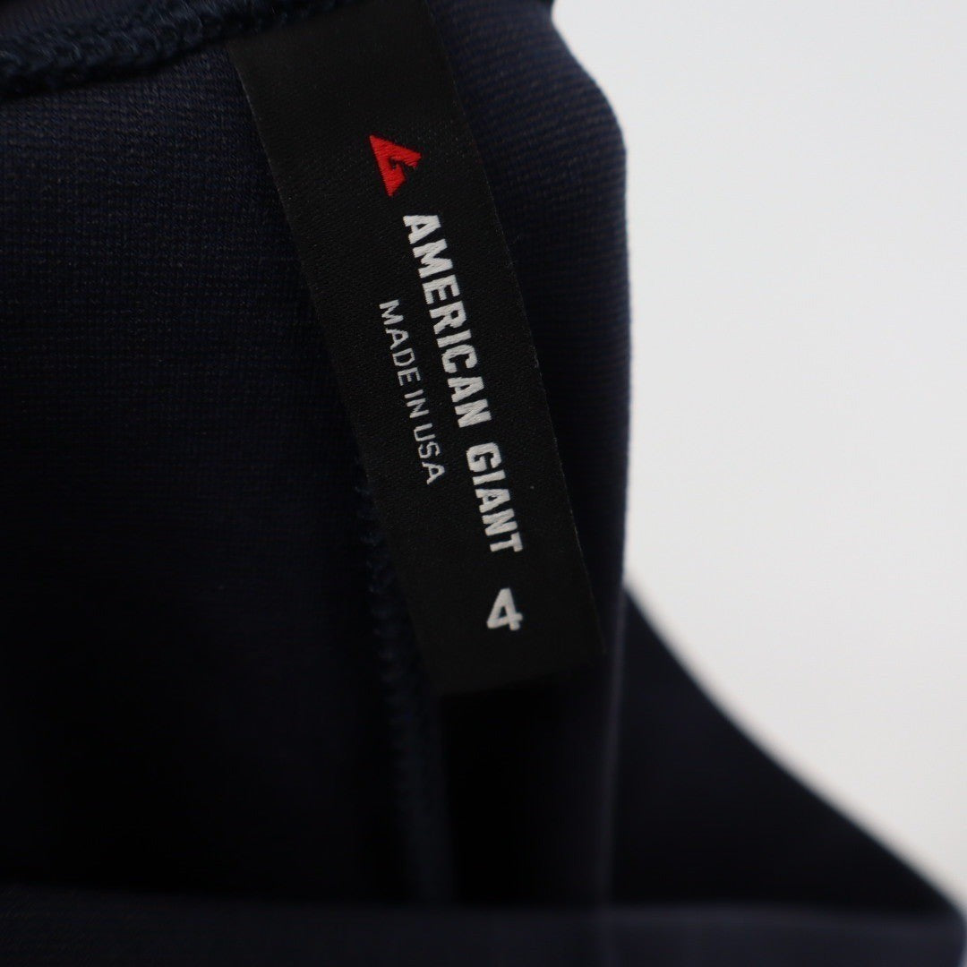 American Giant Ponte Slim Pant High Rise Heritage Navy Reg Size 4