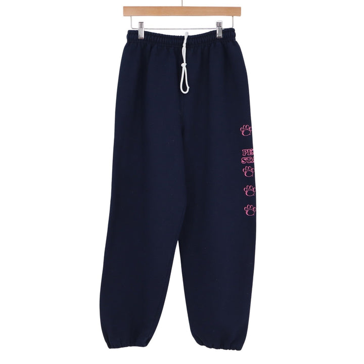 Gildan Penn State Navy Blue Pink Paw Print Graphic Sweatpants Joggers