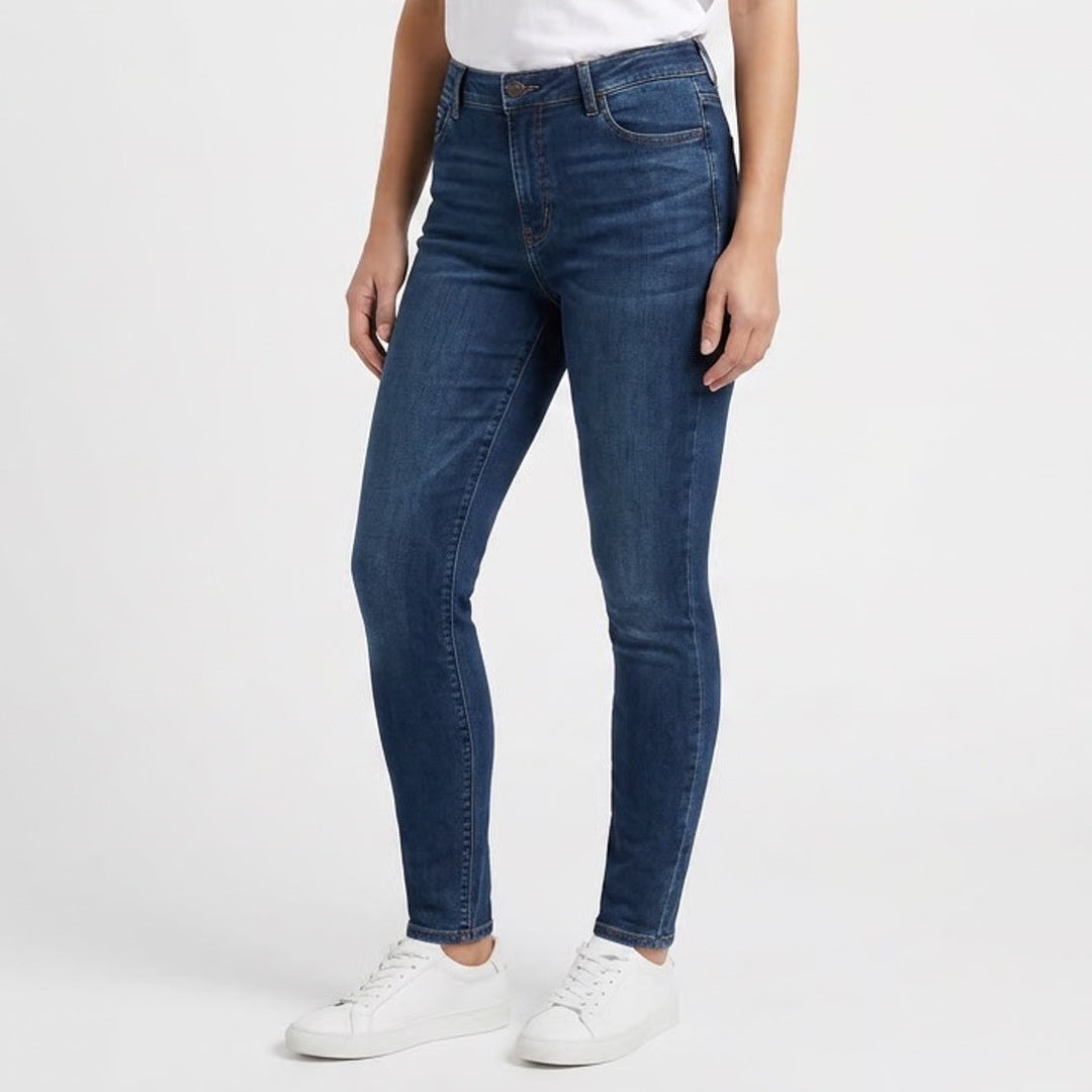 Old Navy Rockstar Super Skinny Extra High Rise Dark Wash Jeans FitsYou 14-18