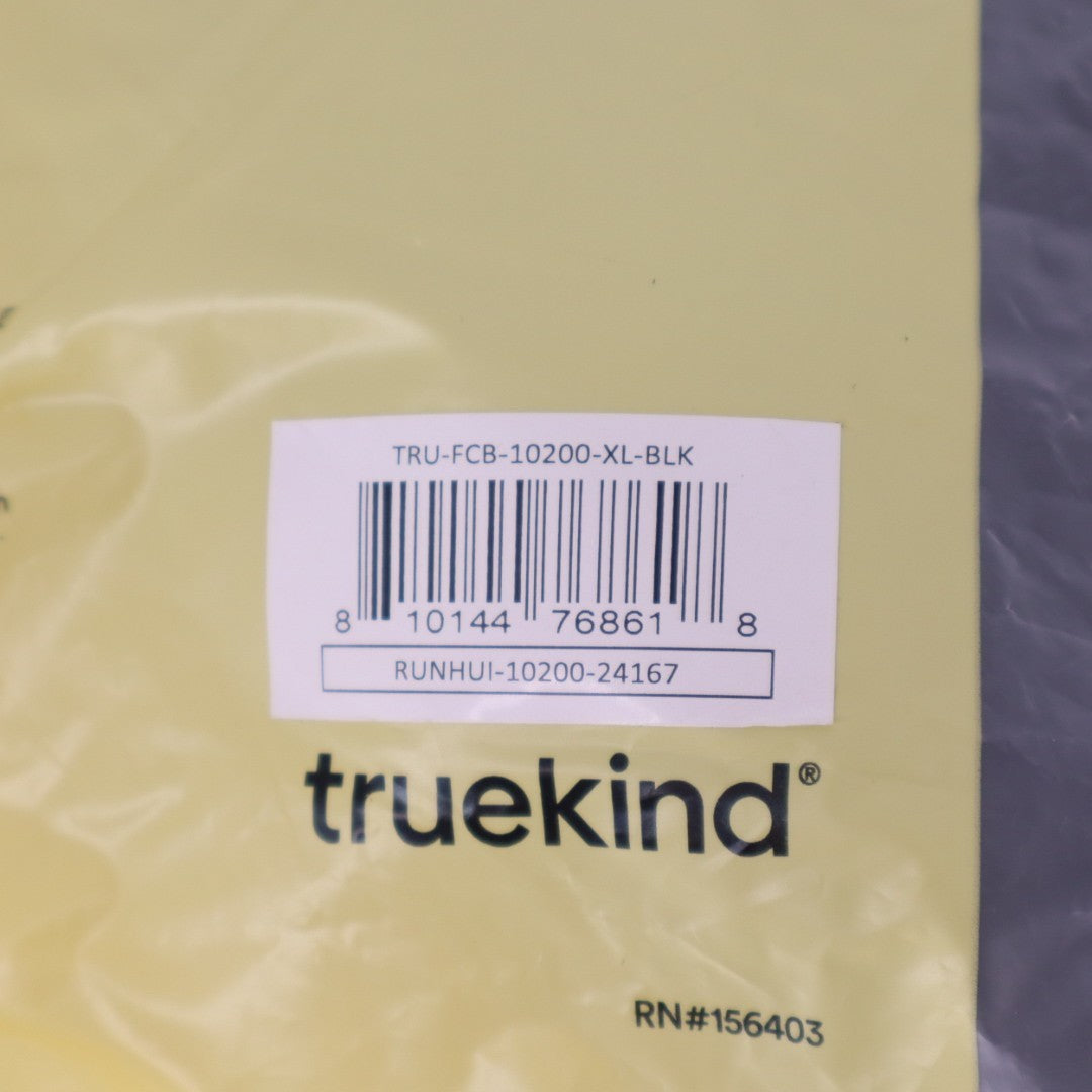Truekind Wireless Lift T Shirt Bra Womens XL Black Plunge Neck Adjustable Straps
