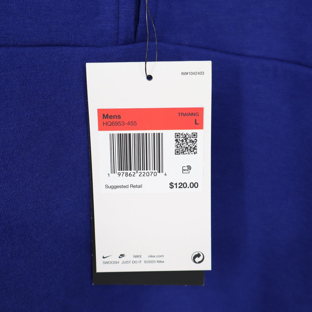 Nike Mens Dri-FIT 24.7 Training Half-Zip Sweatshirt Royal Blue L