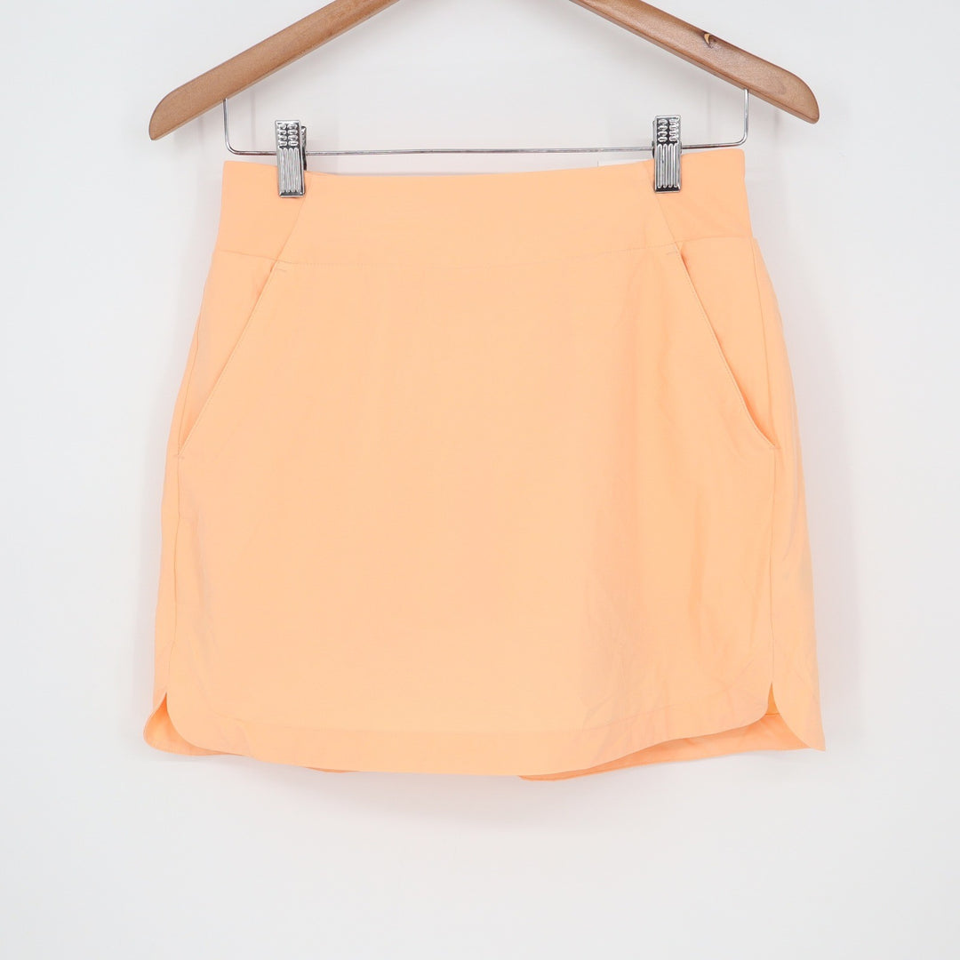 Walter Hagen P11 16" Lightweight Core Golf Skort Peach Fuzz Orange Womens XS NEW