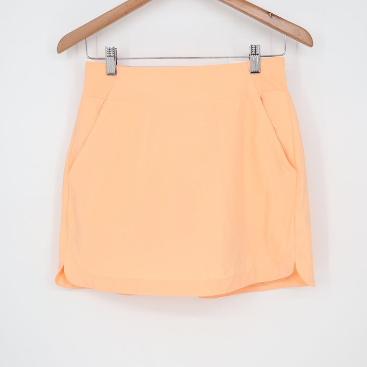 Walter Hagen P11 16" Lightweight Core Golf Skort Peach Fuzz Orange Womens XS NEW
